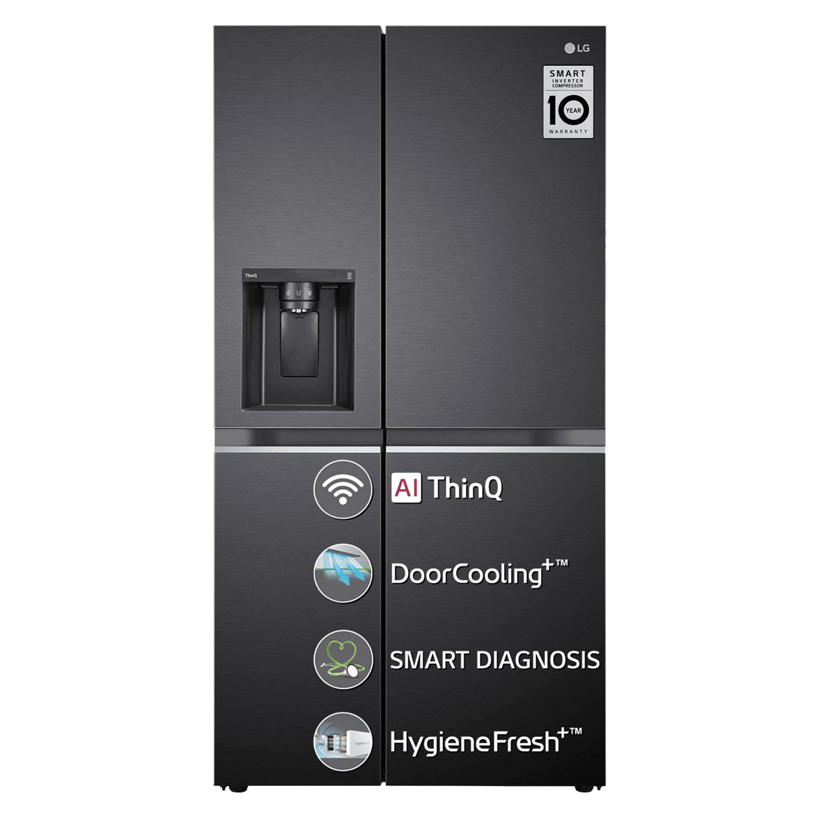 Buy LG 635 Litres 3 Star Frost Free Double Door Smart Wifi Enabled